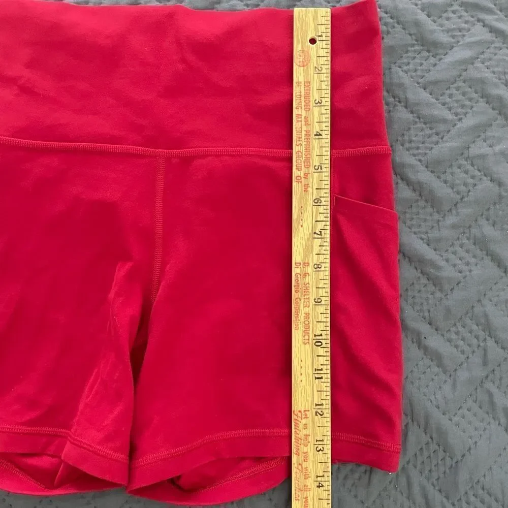 Red Athleta Matching Workout Set